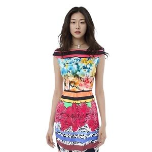 Rinascimento Off-Shoulder Sheath Dress